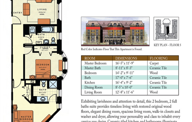 2 beds, 2 baths, 1,541 sqft, $2,375