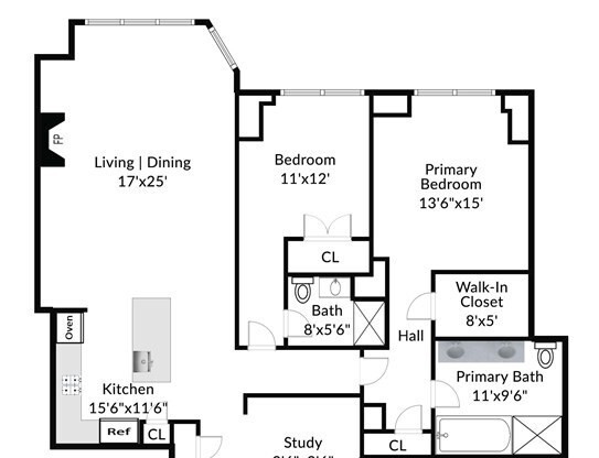 2 beds, 2.5 baths, 1,781 sqft, $15,000, Unit PH1F