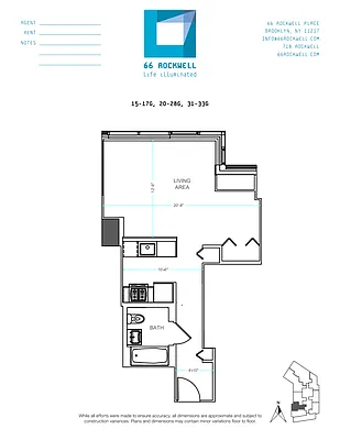 Studio, 1 bath, $3,795, Unit 23G