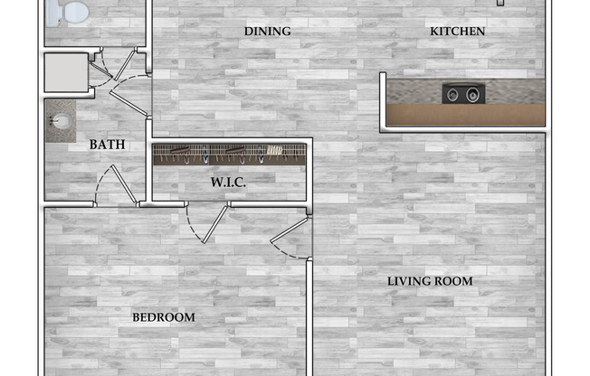 1 bed, 1 bath, 672 sqft, $765, Unit 2-0010