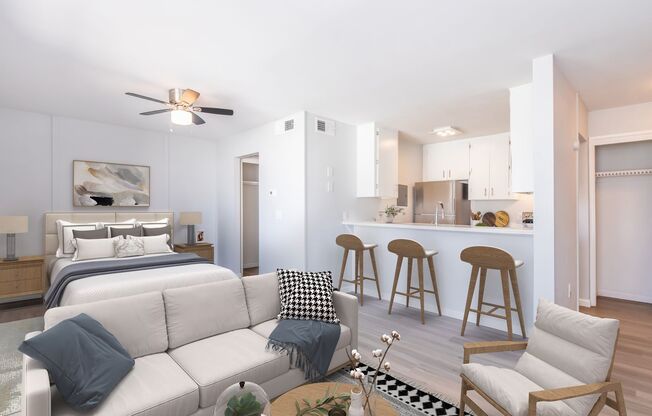 Studio, 1 bath, 464 sqft, $1,200, Unit 134