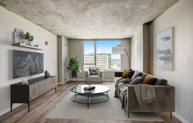 EO Madison Yards A12 Living Room