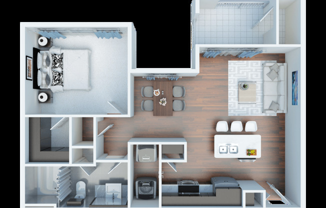 2 beds, 2 baths, 1,044 sqft, $1,357