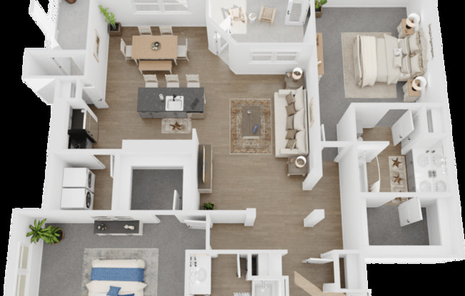 2 beds, 2 baths, 1,338 sqft, $1,530