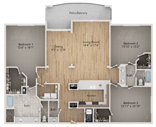 3 beds, 2.5 baths, 2,406 sqft, $3,407