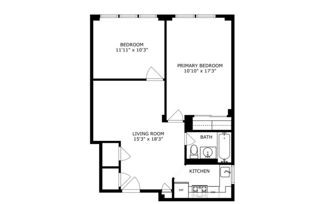 2 beds, 1 bath, 725 sqft, $4,250, Unit 4D