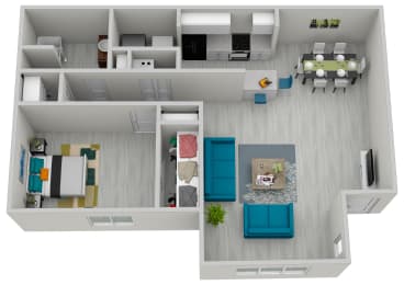 1 bed, 1 bath, 908 sqft, $1,229