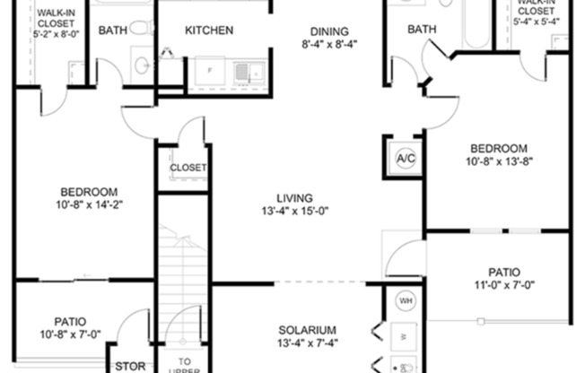 2 beds, 2 baths, 1,070 sqft, $1,850, Unit 1901