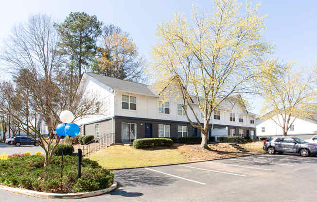 our apartments offer a parking lot for your car Barcelo at East Code Marietta, GA