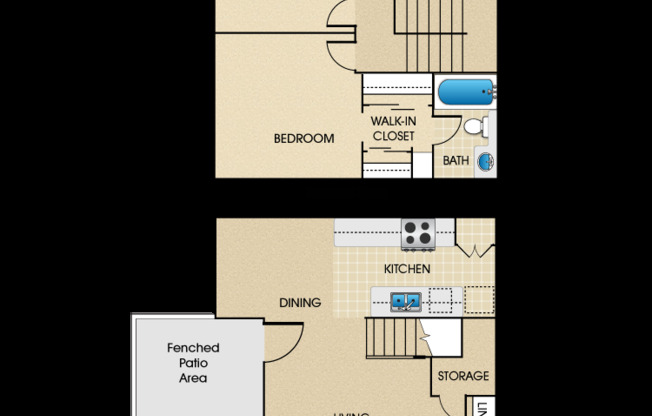 2 beds, 2.5 baths, 1,150 sqft, $3,255