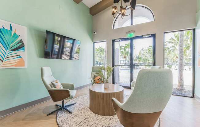 Waiting area at The Atlantic Preserve, Plantation, FL 33322