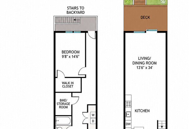 2 beds, 2 baths, 2,000 sqft, $5,000, Unit 1