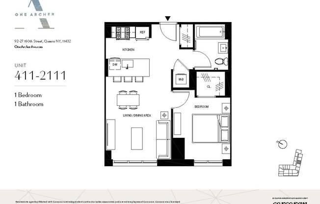 1 bed, 1 bath, $2,949, Unit 12011