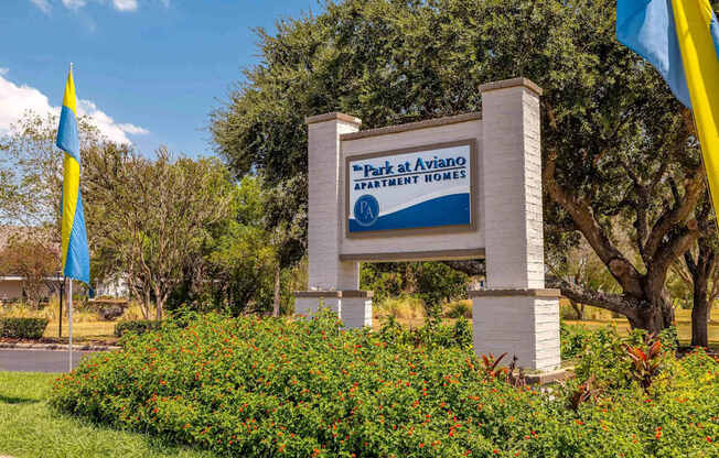 A sign for Park at Aviano says