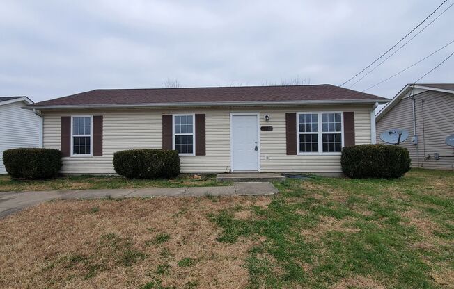 $1325.00 Beautiful 3 Bedroom 1.5 Bath Ranch Home