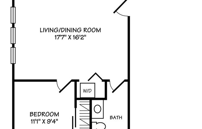 1 bed, 1 bath, 519 sqft, $2,625, Unit 218