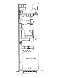 1 bed, 1 bath, 908 sqft, $1,663