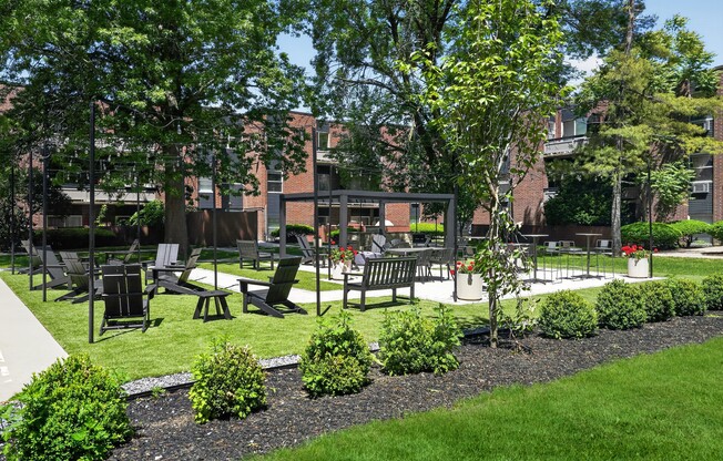 Unwind in the serene outdoor oasis of Eagle Rock Apartments and Townhomes at Brighton. Enjoy beautifully landscaped grounds, perfect for relaxation or social gatherings. Don’t miss out on your ideal living space—schedule a tour today!