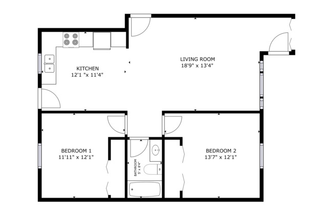 2 beds, 1 bath, 900 sqft, $1,045, Unit 2950