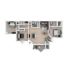 3 beds, 2 baths, 1,200 sqft, $1,455