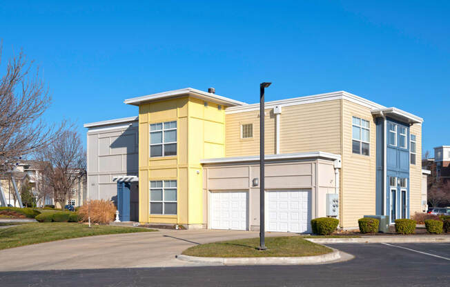 exterior of apartment building