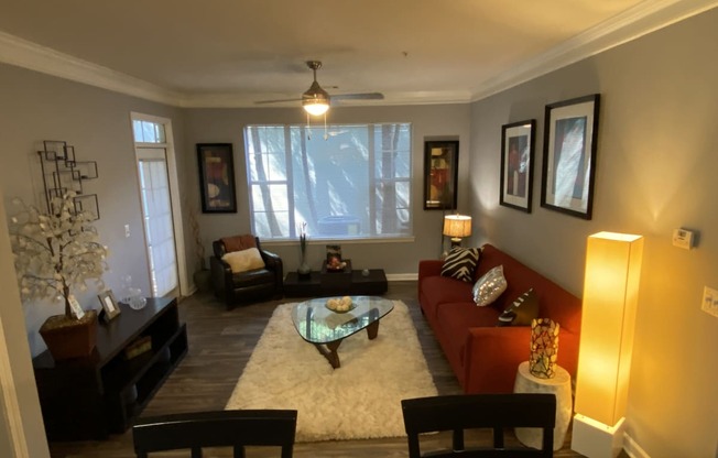 Edgewater Vista Apartments, Decatur Georgia, two bedroom apartment with spacious living room