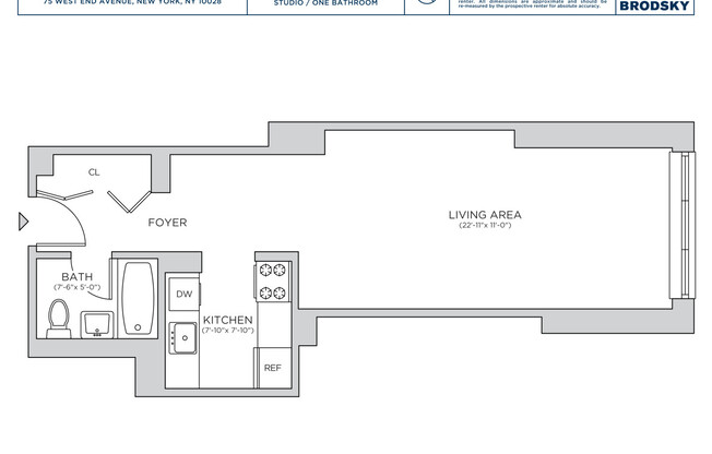 Studio, 1 bath, $3,775, Unit R4G