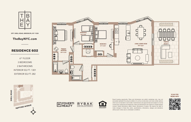 3 beds, 2 baths, $5,499, Unit APT. 602