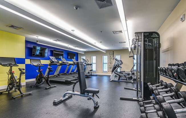 Gym at The View at Old City, Philadelphia