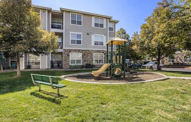 our apartments offer a park with a playground