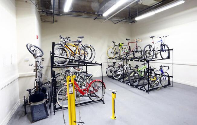 Bike Storage and Package Room