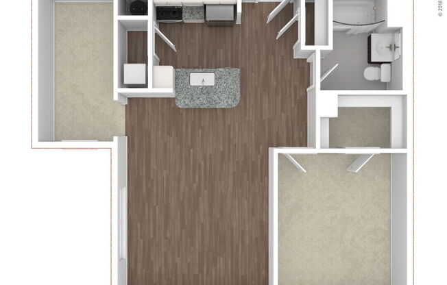 1 bed, 1 bath, 757 sqft, $2,685