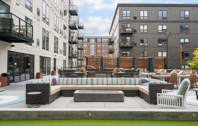 Outdoor Lounge Area at Marquee, Minnesota, 55403