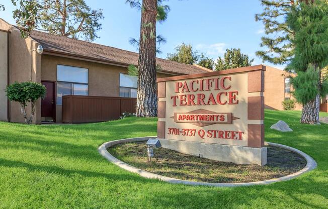 a sign in front of a house