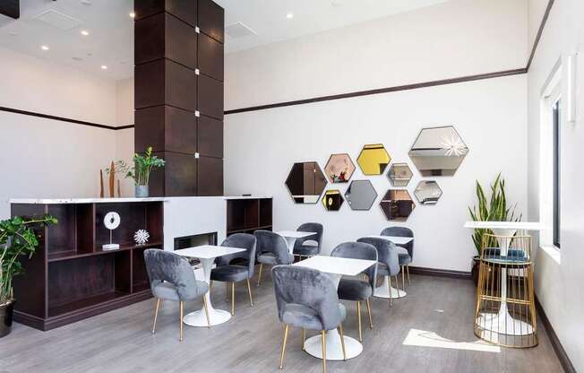 Lobby Lounge Area at Towers at Costa Verde Apartments, California, 92122