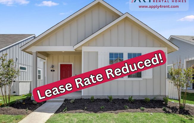 3 BR/2 BA - 1437 SF in KYLE - Casseta Ranch!