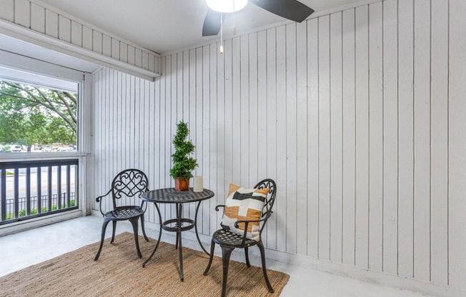 a group of dogs standing in front of a window
