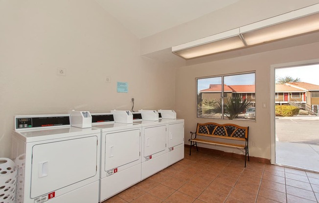 Laundry facility at Williams at Gateway in Gilbert AZ