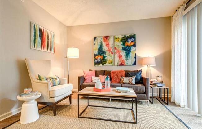Modern Living Room at Waverly Place, North Charleston, 29418