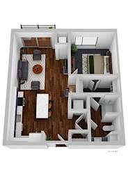 1 bed, 1 bath, 738 sqft, $1,880