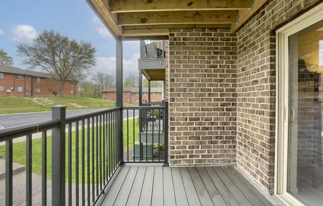 Apartments in Harrisburg | Twin Lakes Apartments | a balcony