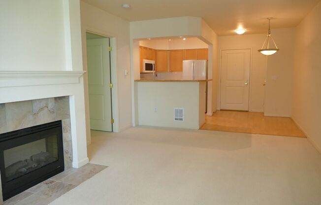 Light and Bright 1 Bedroom Condo at the Ballard Place Condominiums with Parking Included