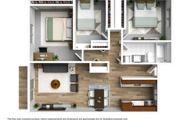 3 beds, 1 bath, 982 sqft, $1,875, Unit 137