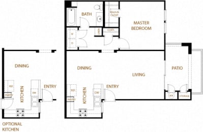 1 bed, 1 bath, 781 sqft, $2,154