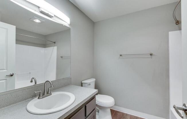 The Acres Bathroom with Bathtub