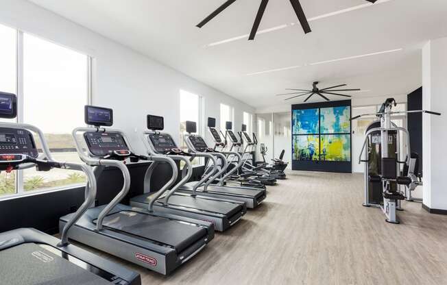 Fitness Center at Evolve at South Bay