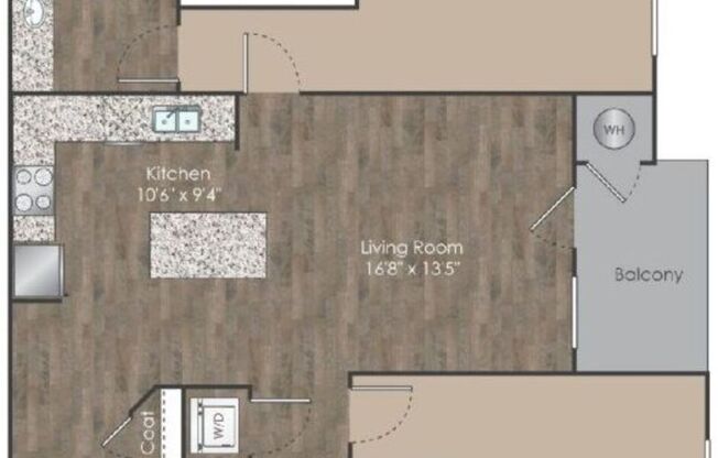 2 beds, 2 baths, 1,250 sqft, $2,701