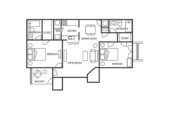 2 beds, 2 baths, 918 sqft, $1,099