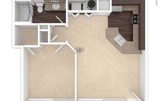 1 bed, 1 bath, 703 sqft, $1,099