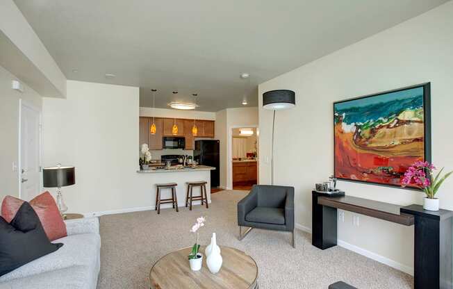 Solara Living Room Apartments in Moses Lake, WA